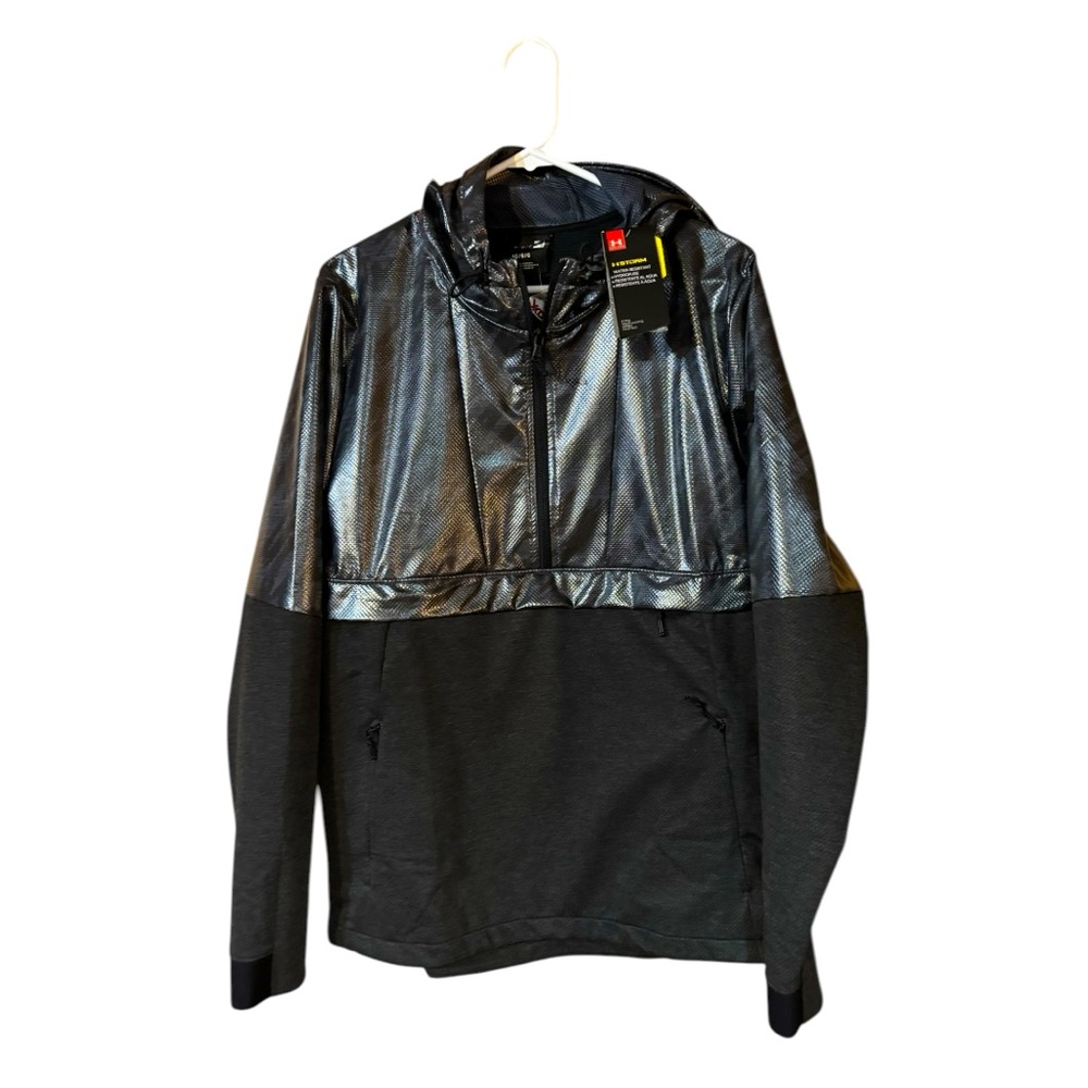 Under Armour Black and Gray Windbreaker